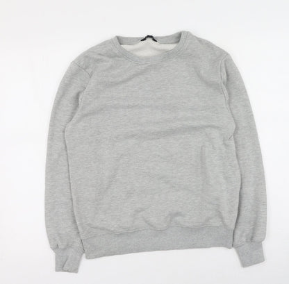 Mens UK Size S Peacocks Grey Pullover Sweatshirt