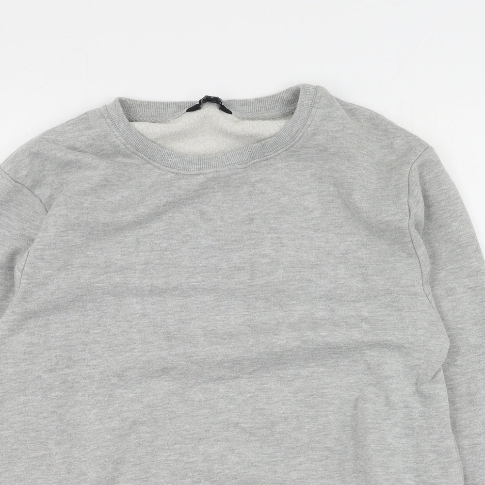 Mens UK Size S Peacocks Grey Pullover Sweatshirt