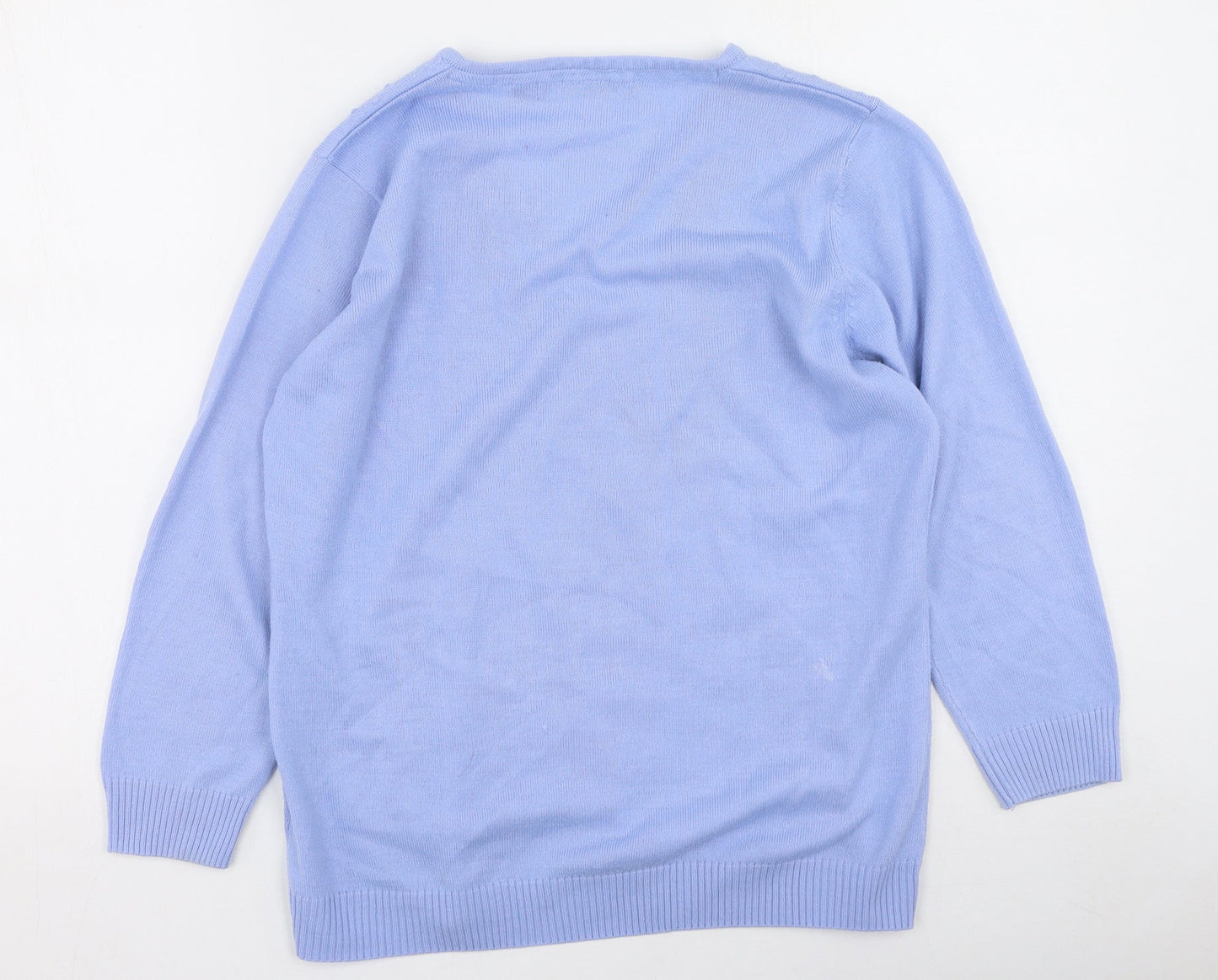 Womens UK Size 14 Hle Purple Pullover Jumper
