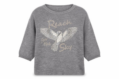 Womens UK Size M Marks and Spencer Grey Pullover Jumper