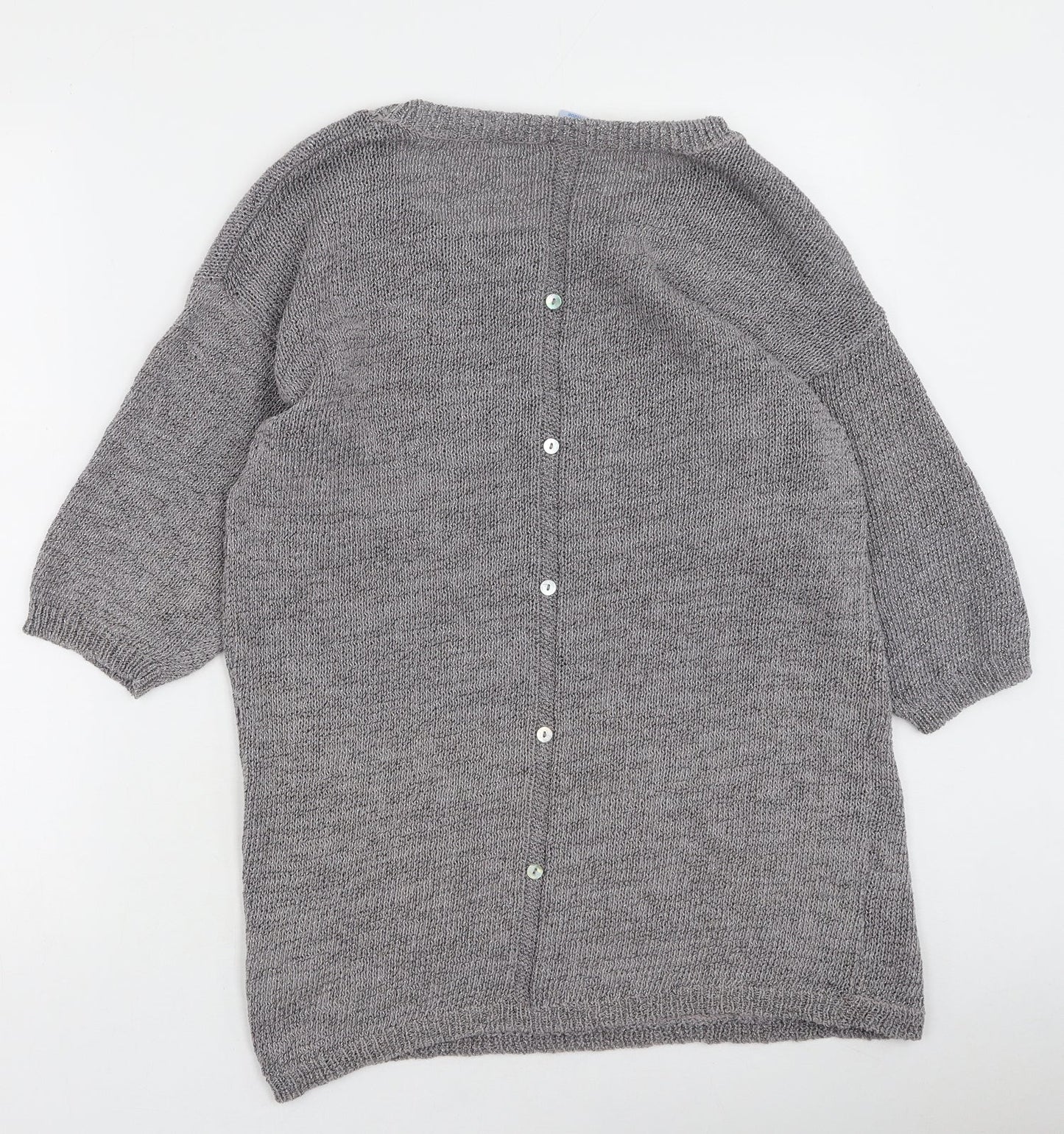 Womens UK Size M Marks and Spencer Grey Pullover Jumper