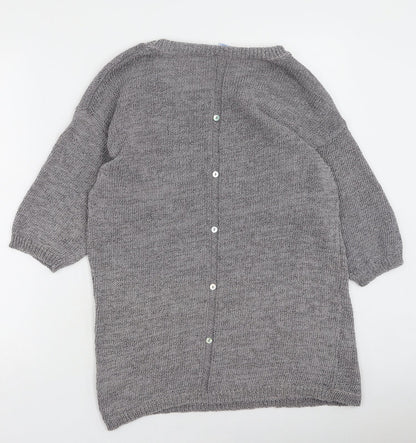 Womens UK Size M Marks and Spencer Grey Pullover Jumper