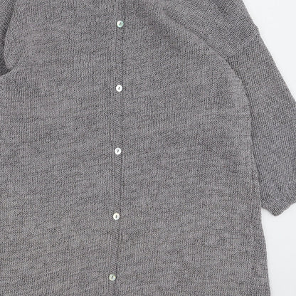Womens UK Size M Marks and Spencer Grey Pullover Jumper