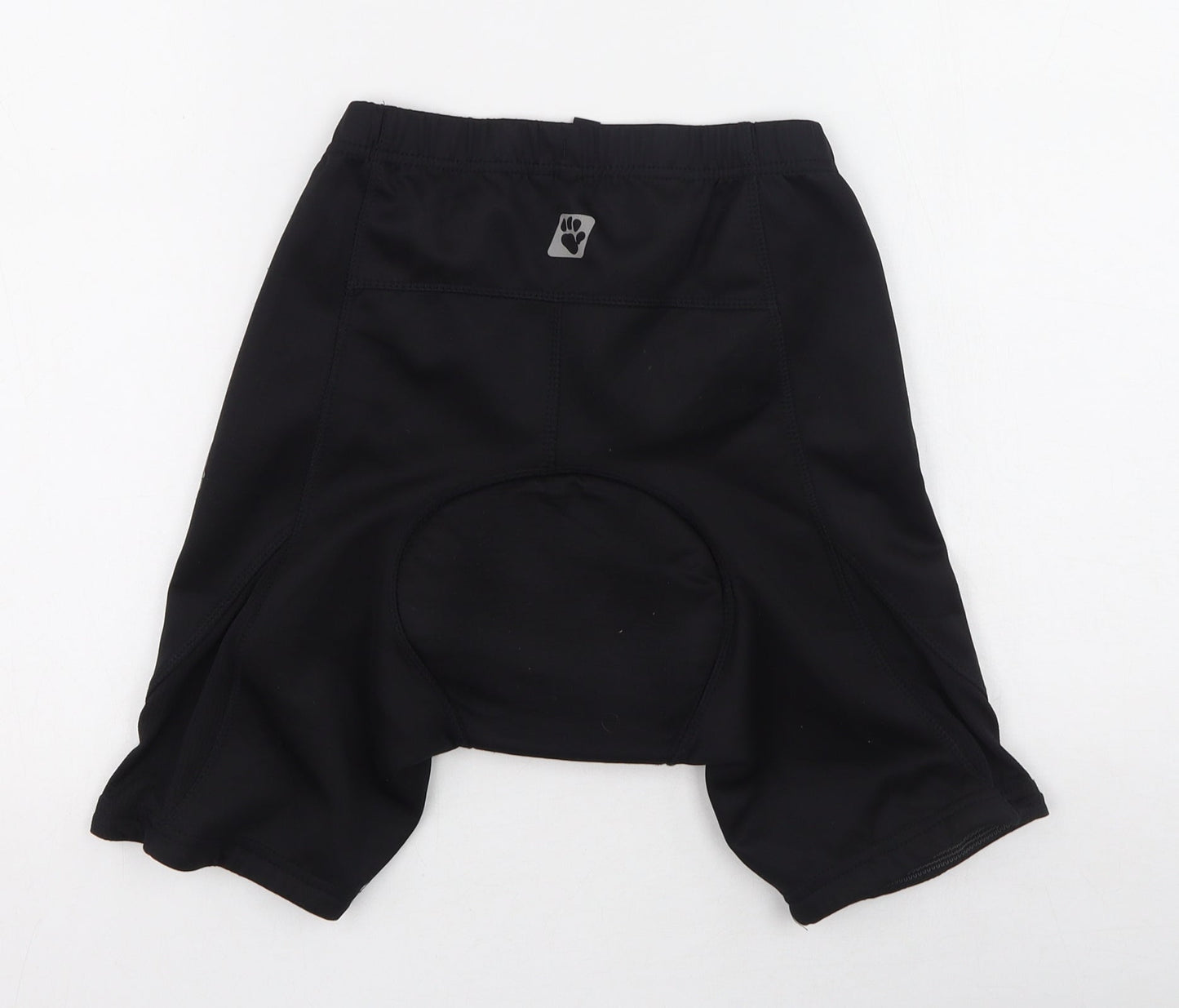 Muddy Fox Mens Black  Polyester Sweat Shorts Size S L6 in Regular