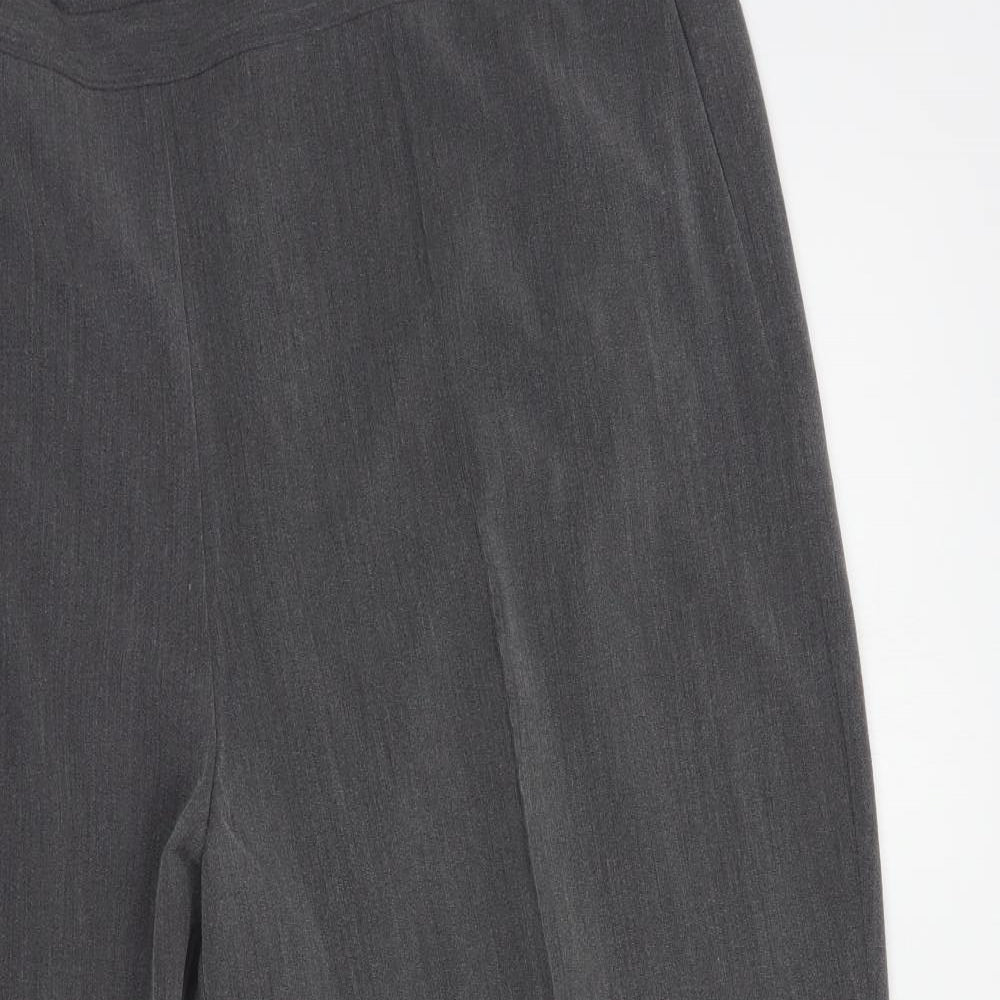 Womens UK Size 22 Sarah Hamilton Regular Fit Dress Pants Grey Trousers