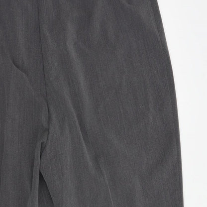 Womens UK Size 22 Sarah Hamilton Regular Fit Dress Pants Grey Trousers
