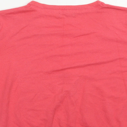 Womens UK Size M M&Co Pink Full Zip Jumper