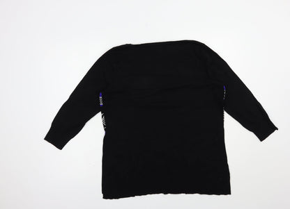 Womens UK Size 14 Principles Black Pullover Jumper