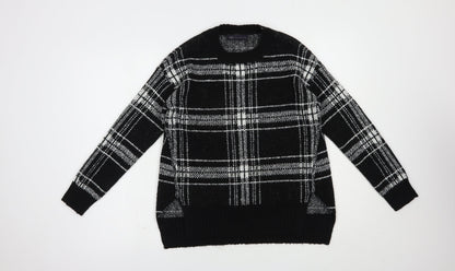 Womens UK Size S Marks and Spencer Black Pullover Jumper