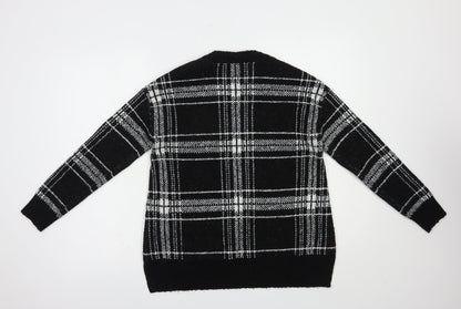 Womens UK Size S Marks and Spencer Black Pullover Jumper