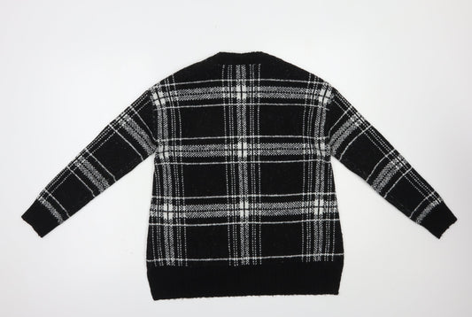 Womens UK Size S Marks and Spencer Black Pullover Jumper
