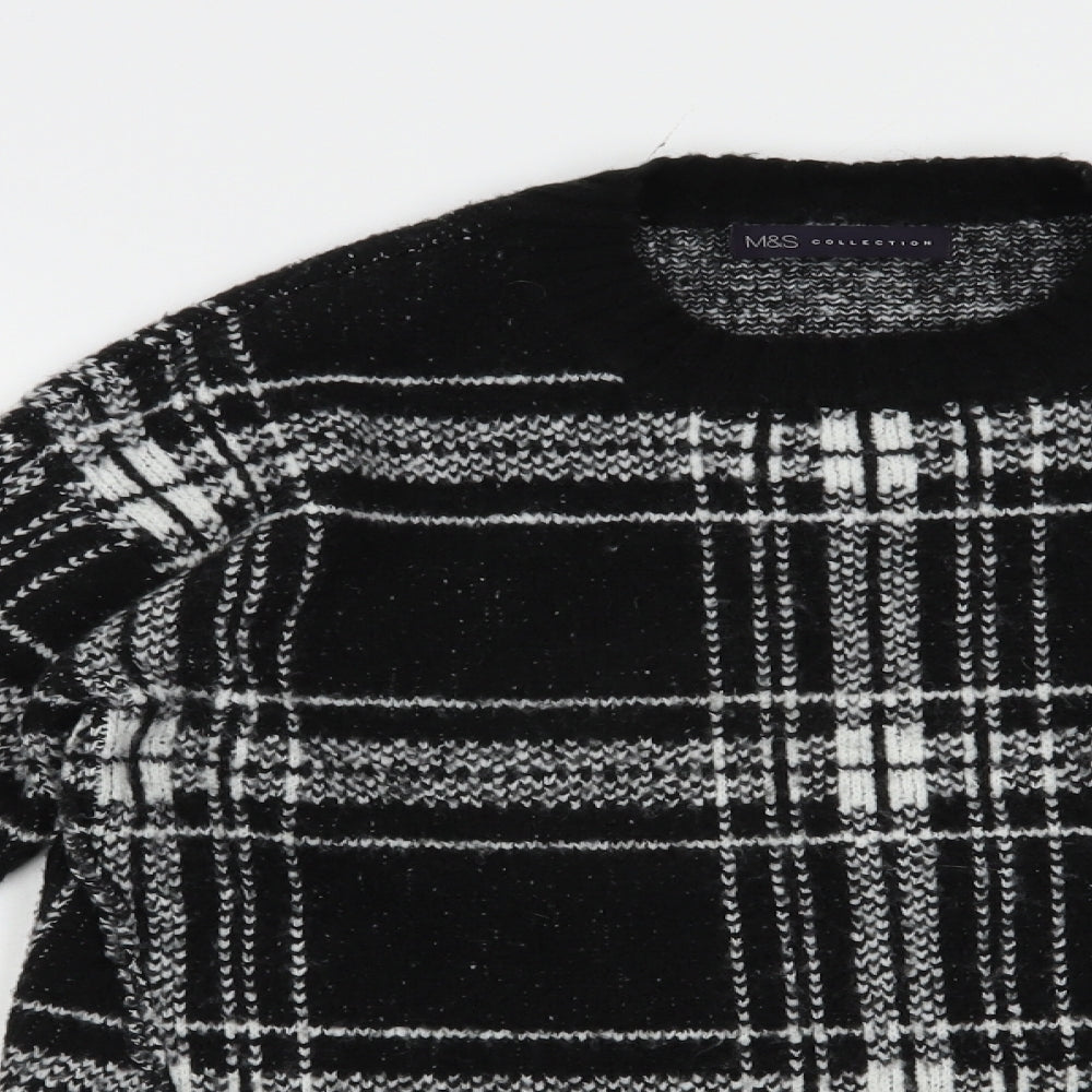 Womens UK Size S Marks and Spencer Black Pullover Jumper