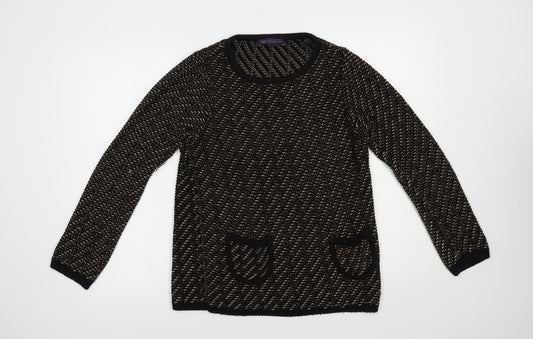 Womens UK Size 10 Marks and Spencer Black Pullover Jumper