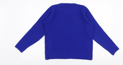 Womens UK Size 8 Evie Blue Pullover Jumper