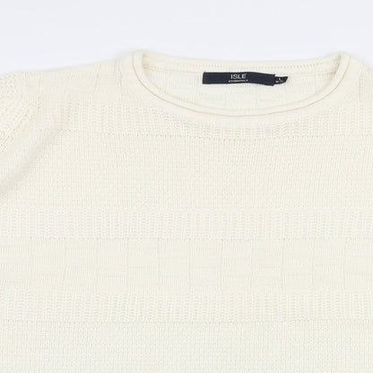 Womens UK Size L Isle Ivory Pullover Jumper