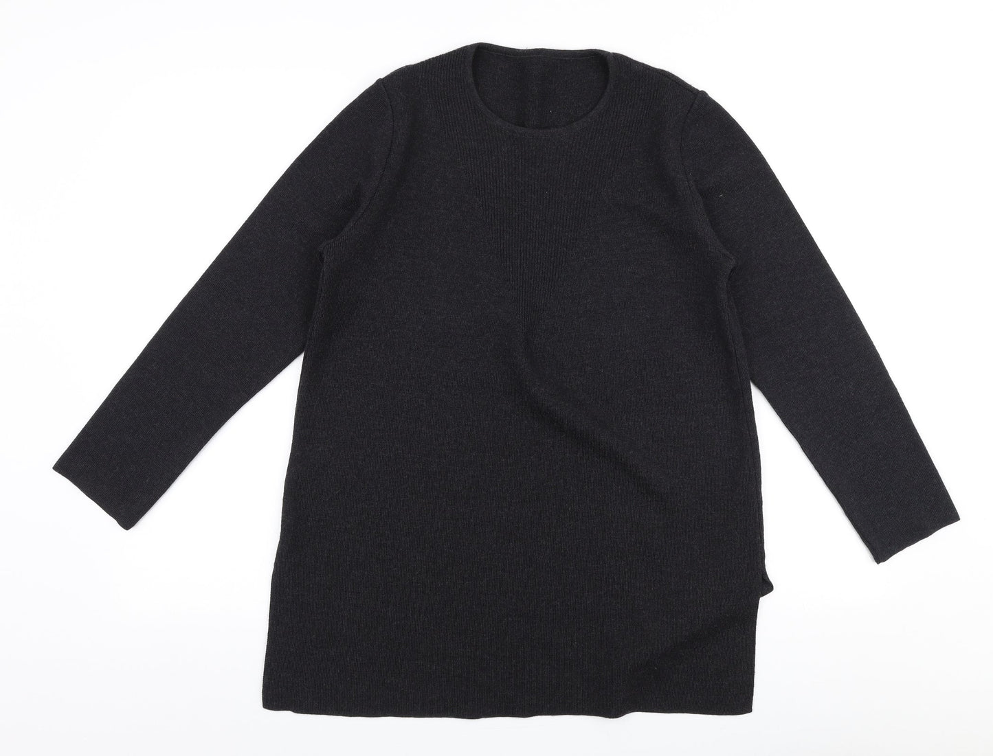 Womens UK Size M Preworn Grey Pullover Jumper