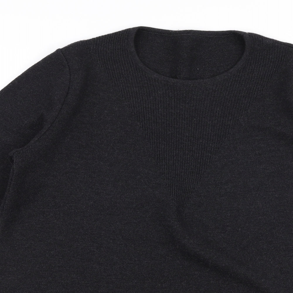 Womens UK Size M Preworn Grey Pullover Jumper