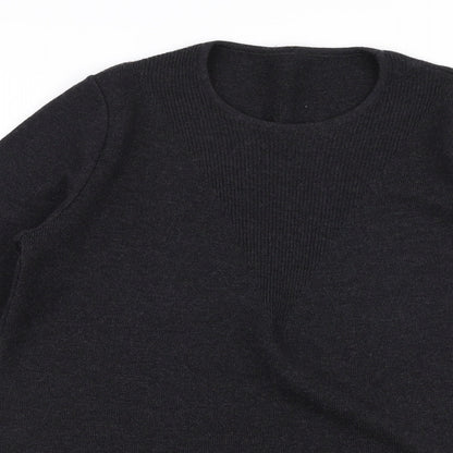 Womens UK Size M Preworn Grey Pullover Jumper