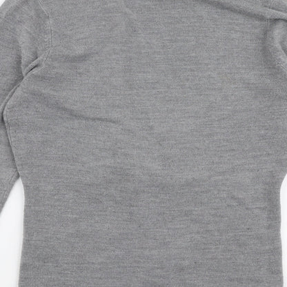 Womens UK Size 12 Debenhams Grey Cardigan Jumper