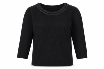 Womens UK Size 12 Per Una Black Pullover Jumper