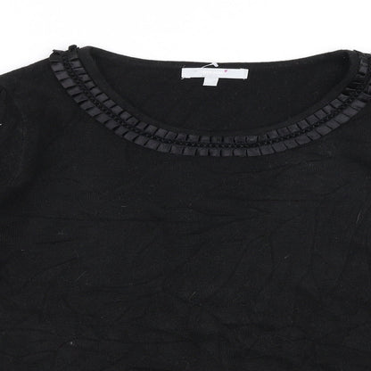 Womens UK Size 12 Per Una Black Pullover Jumper