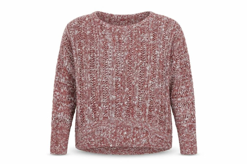 Womens UK Size 14 Papaya Red Pullover Jumper