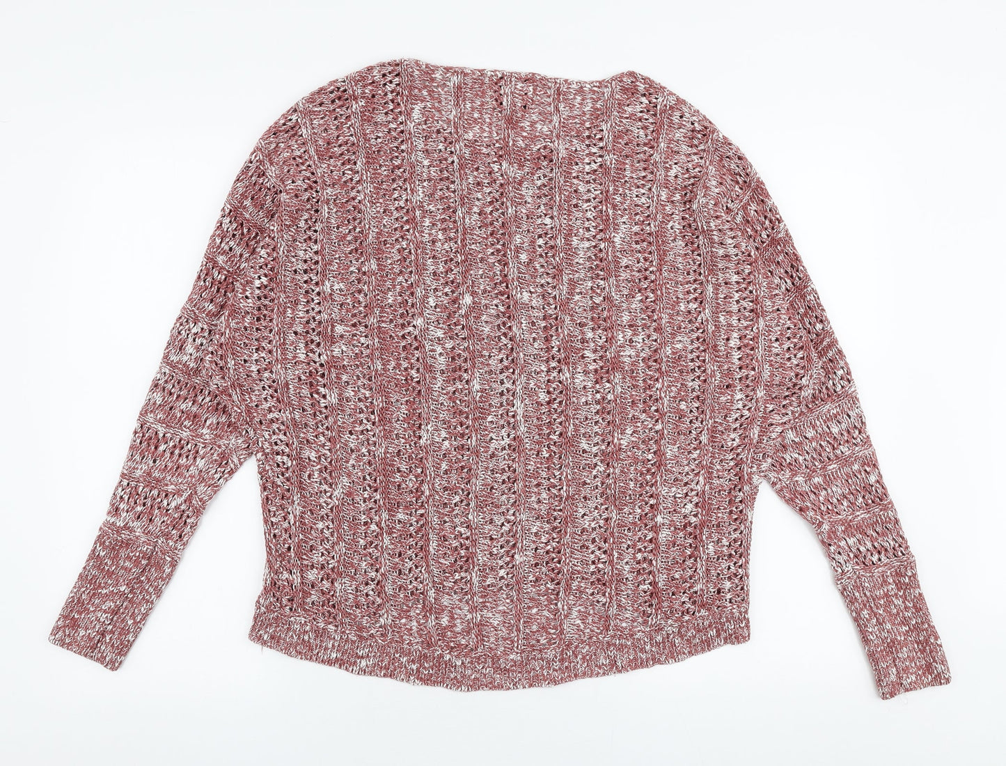 Womens UK Size 14 Papaya Red Pullover Jumper