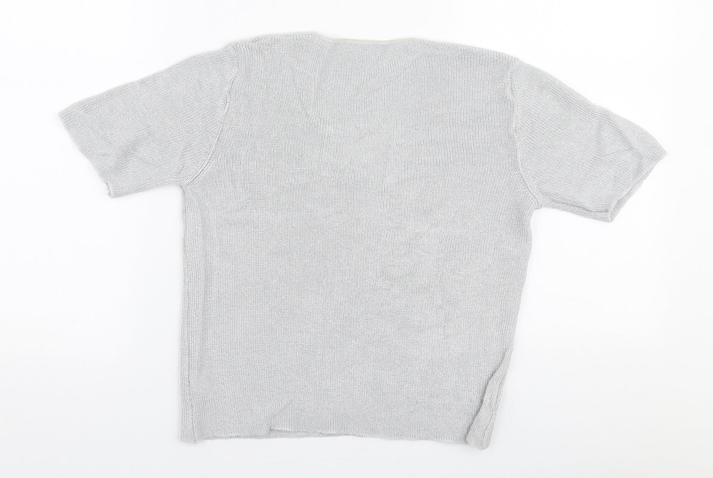 Womens UK Size 10 Marks and Spencer Grey Basic T-Shirt