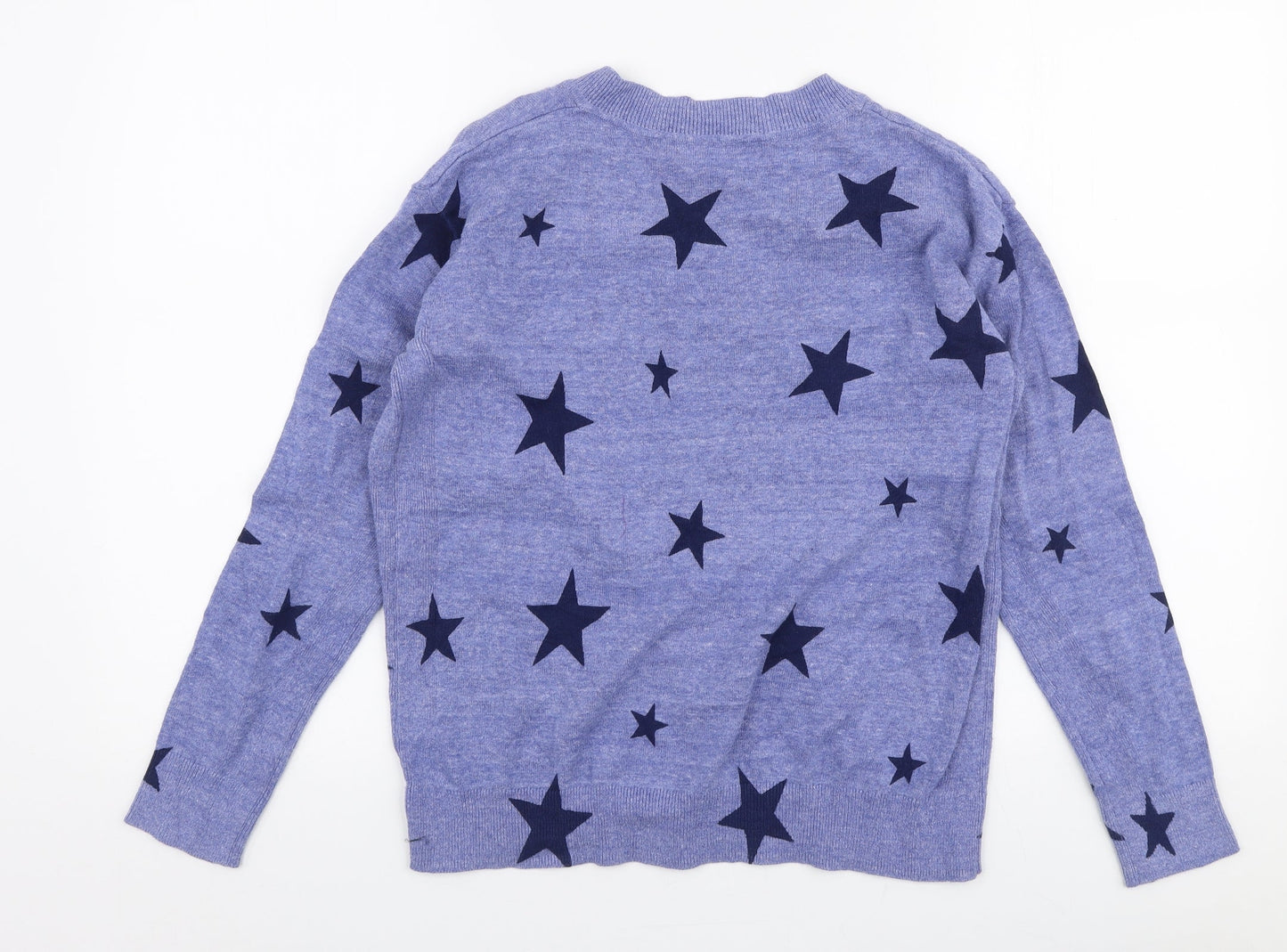 Womens UK Size S Marks and Spencer Blue Pullover Jumper