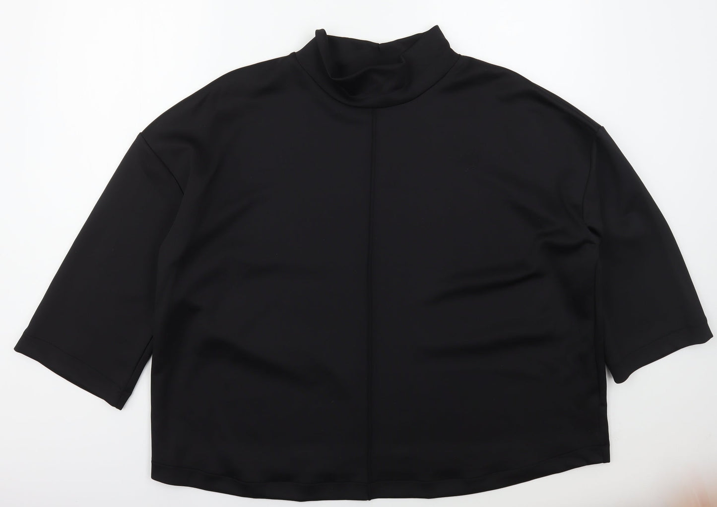 F&F Womens Black  Polyester Pullover Sweatshirt Size 22  Pullover