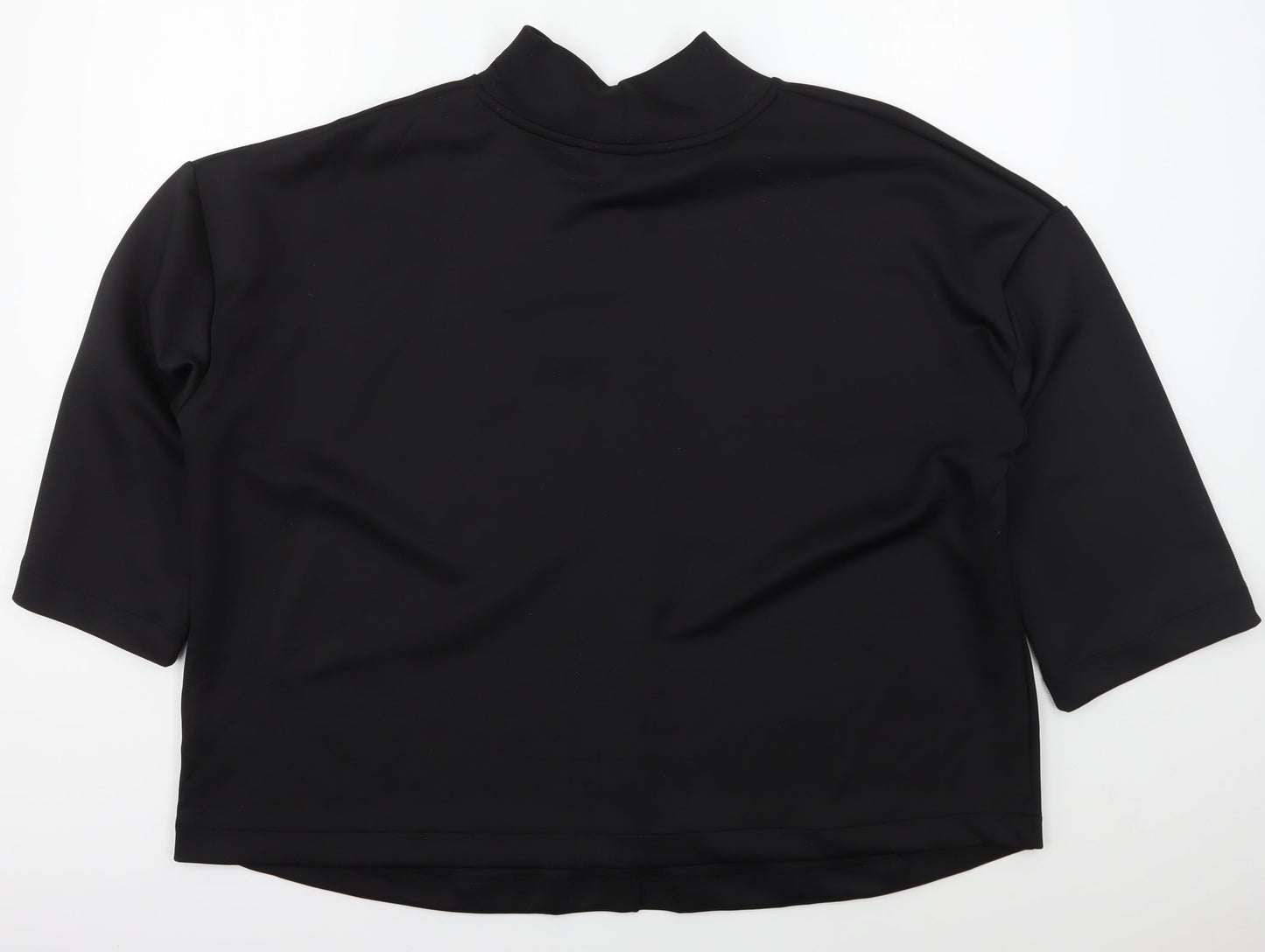 F&F Womens Black  Polyester Pullover Sweatshirt Size 22  Pullover