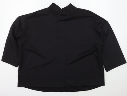 F&F Womens Black  Polyester Pullover Sweatshirt Size 22  Pullover