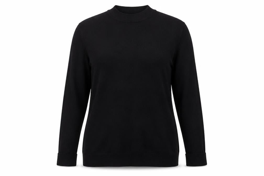 Womens UK Size 14 Papaya Black Pullover Jumper