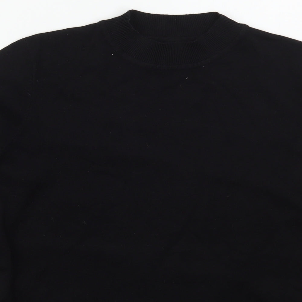 Womens UK Size 14 Papaya Black Pullover Jumper
