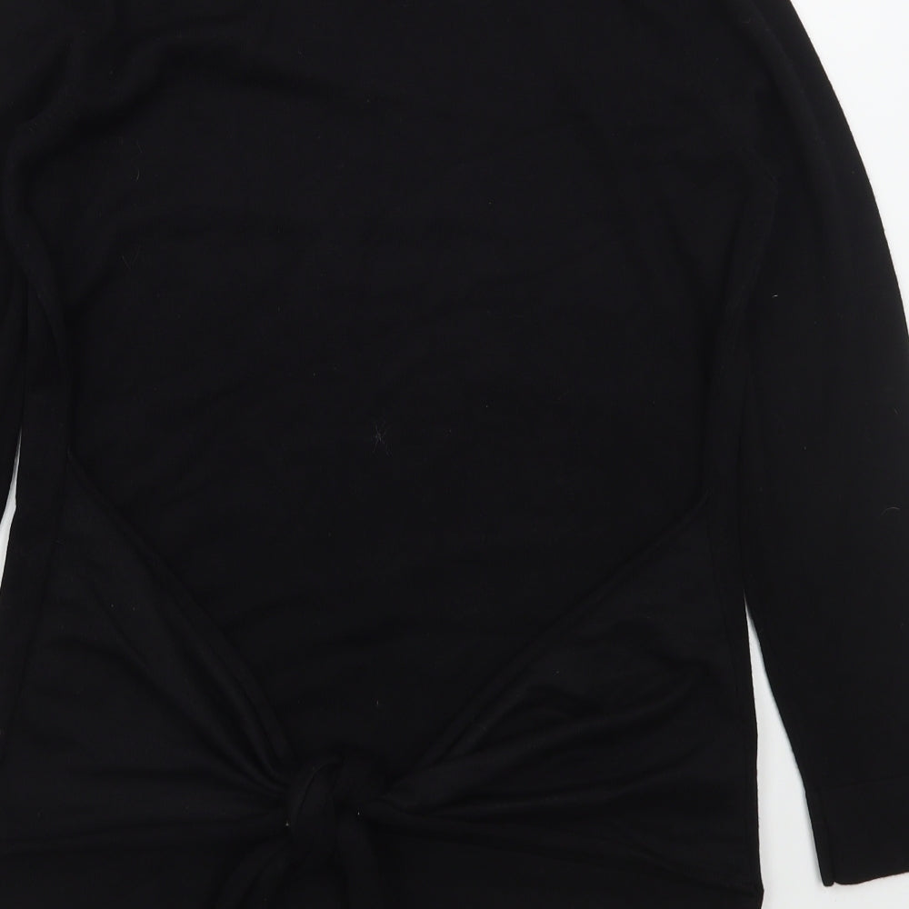 Womens UK Size 14 Papaya Black Pullover Jumper