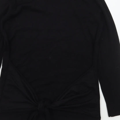Womens UK Size 14 Papaya Black Pullover Jumper