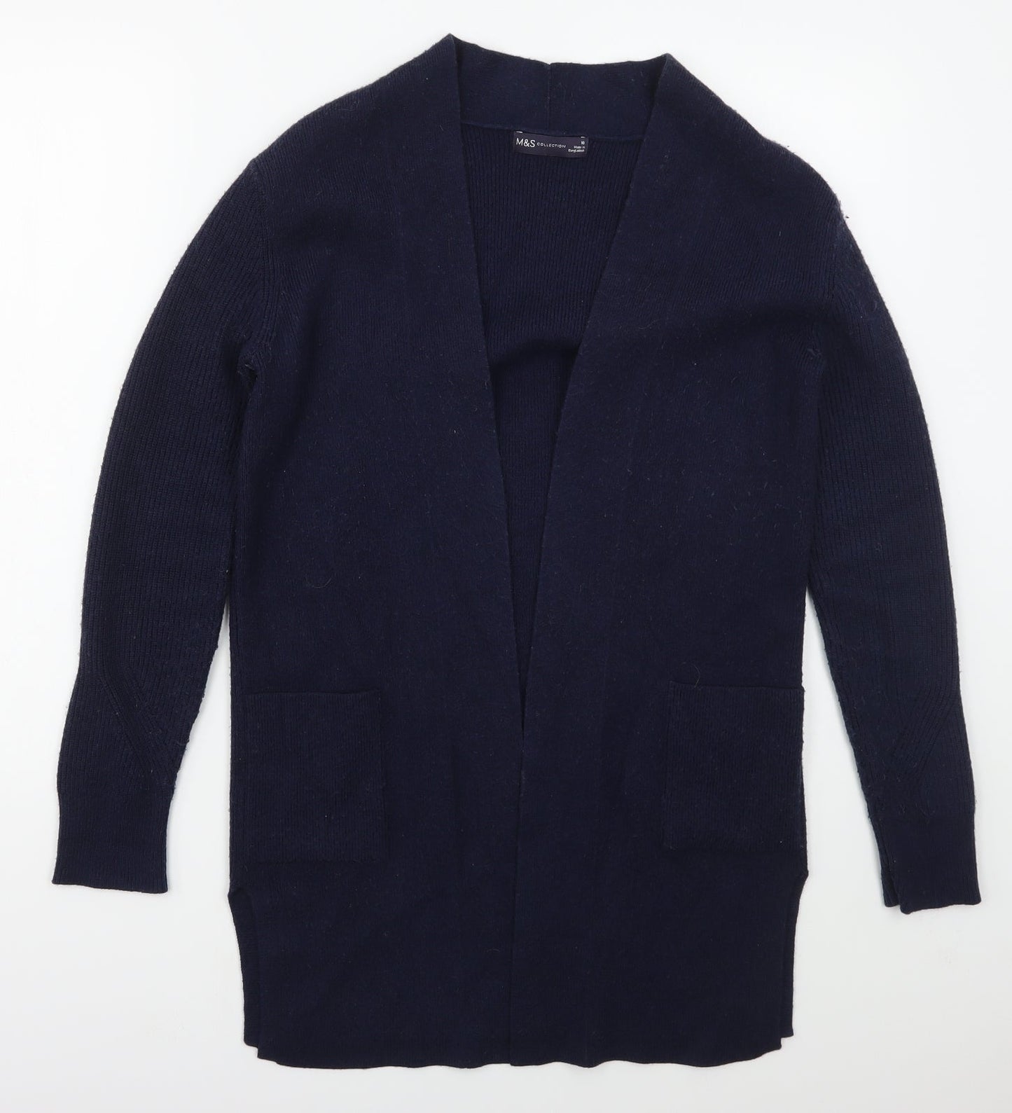 Womens UK Size 10 Marks and Spencer Blue Cardigan Jumper