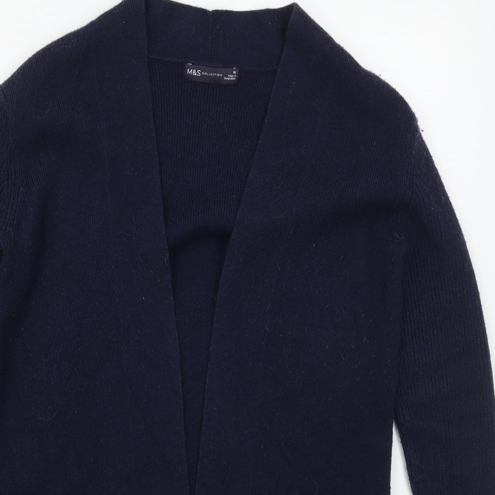 Womens UK Size 10 Marks and Spencer Blue Cardigan Jumper