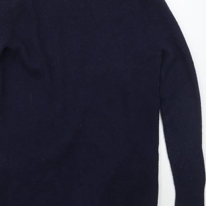 Womens UK Size 10 Marks and Spencer Blue Cardigan Jumper