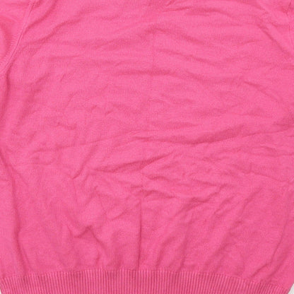 Womens UK Size 14 Rabe Pink Pullover Jumper