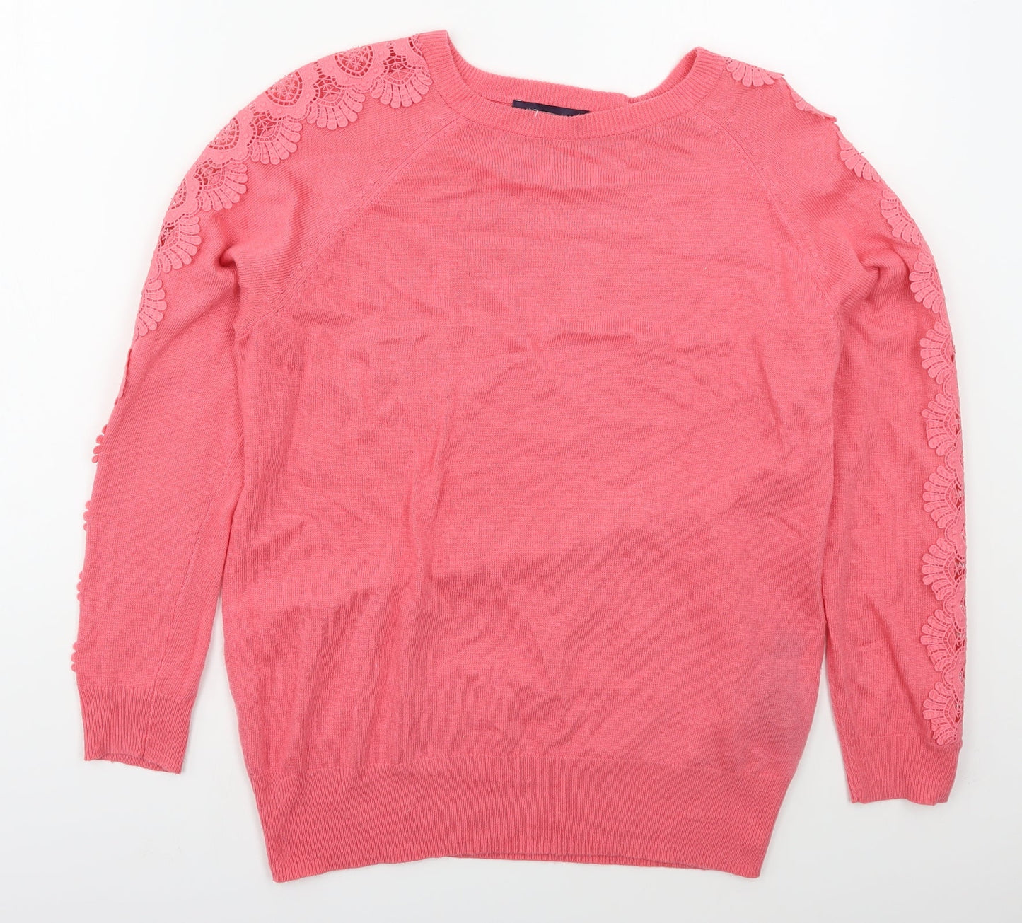 Womens UK Size 12 Marks and Spencer Pink Pullover Jumper