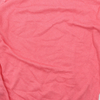 Womens UK Size 12 Marks and Spencer Pink Pullover Jumper
