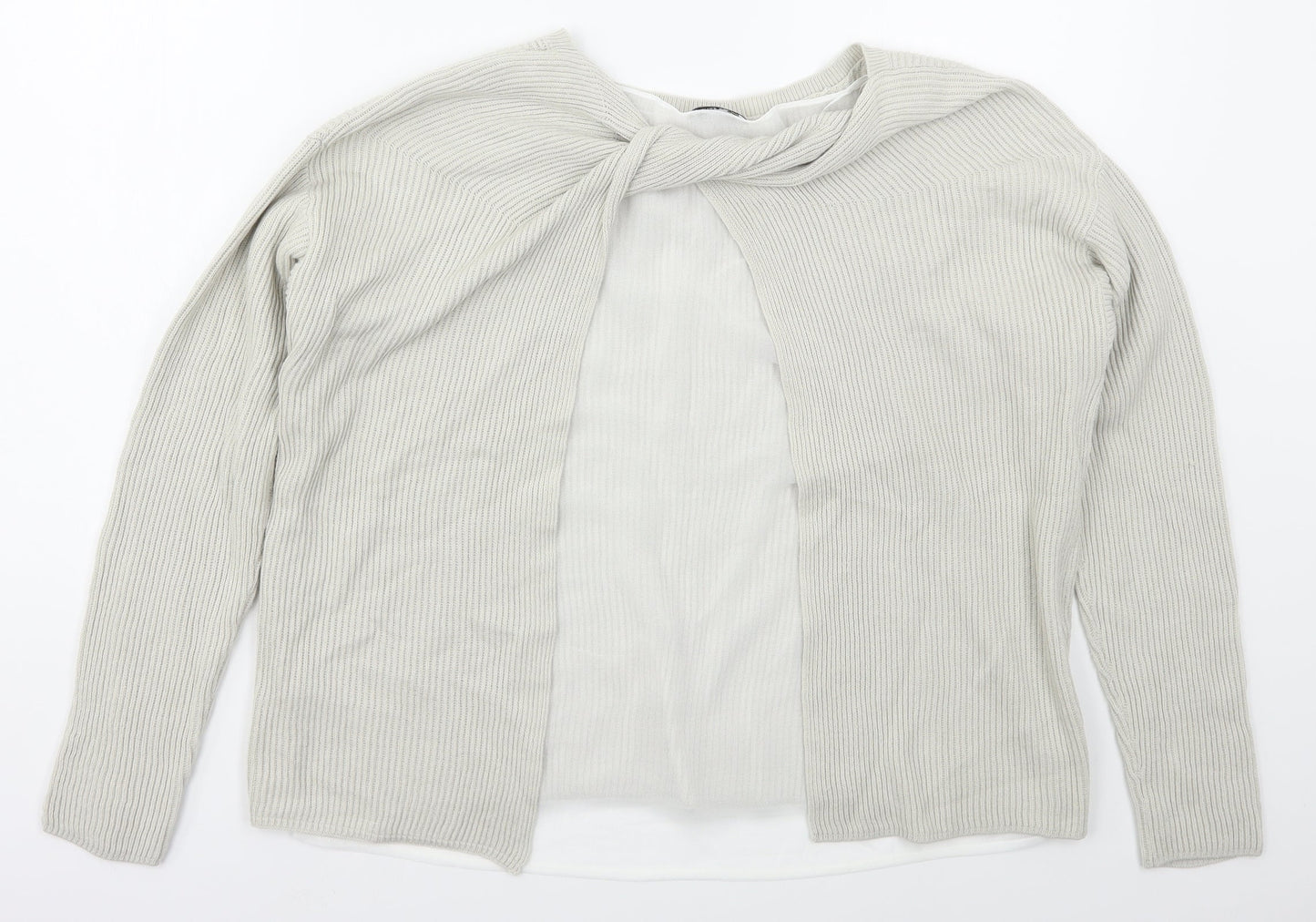 Womens UK Size 12 Sonder Studio Grey Pullover Jumper