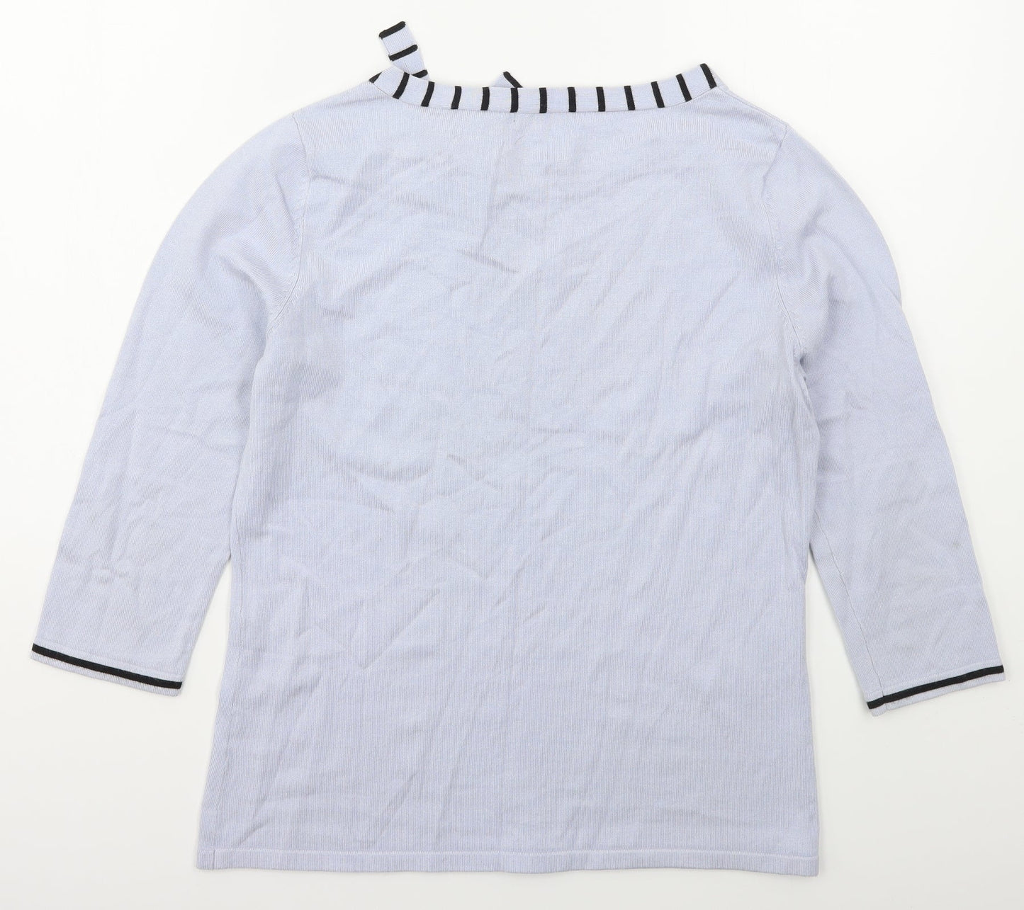 Womens UK Size 14 M&Co Blue Pullover Jumper