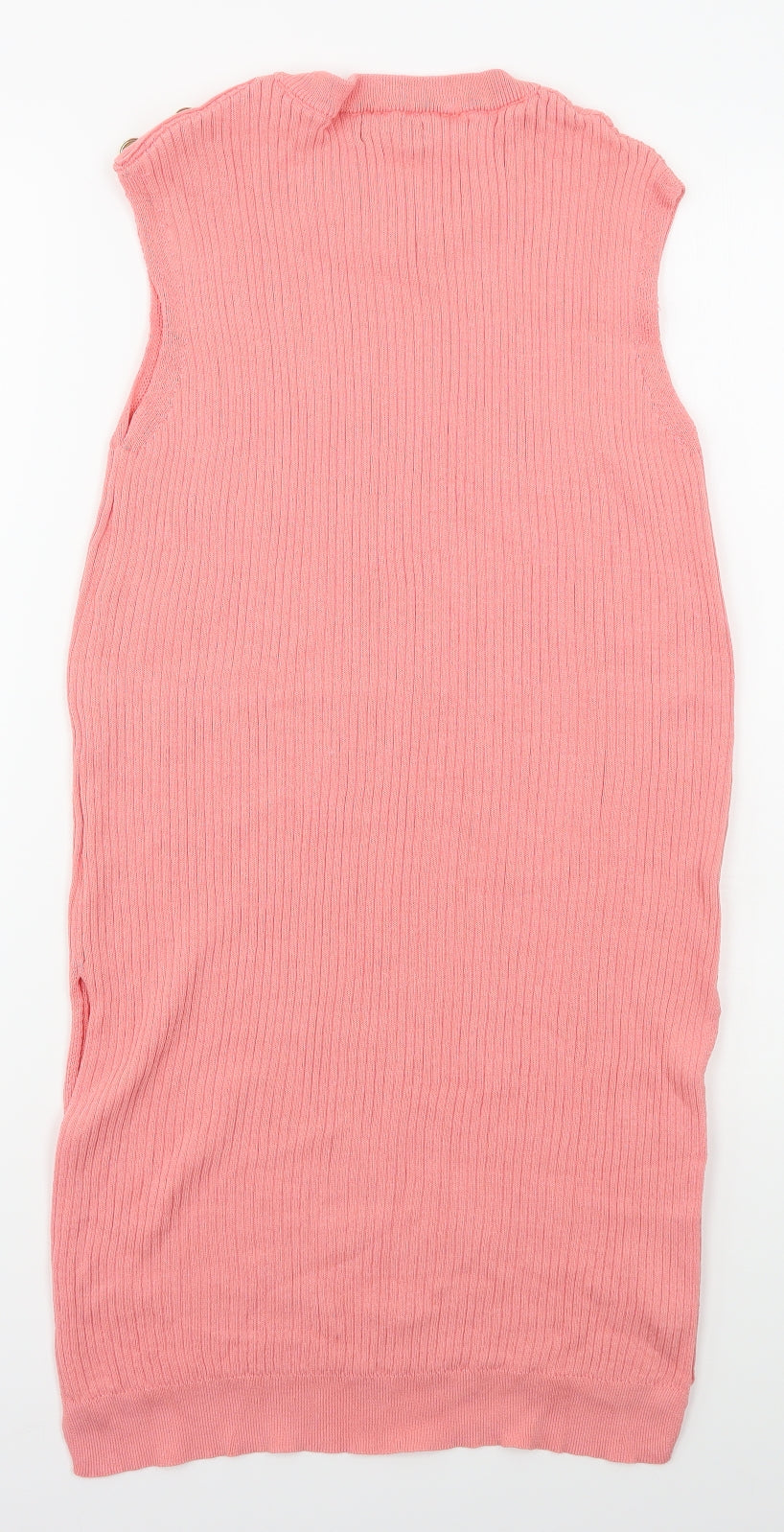 Womens UK Size M Matalan Pink Vest Jumper