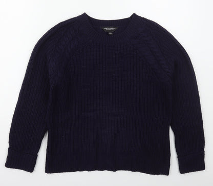 Womens UK Size 10 Dorothy Perkins Blue Pullover Jumper
