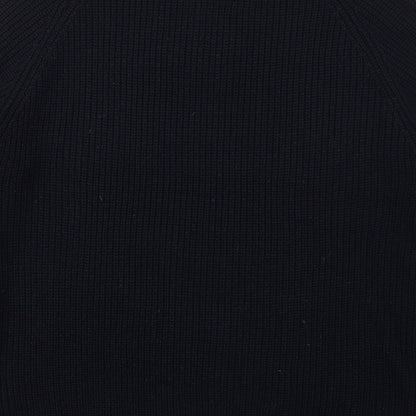 H & Lewis Mens Blue V-Neck  Acrylic Pullover Jumper Size 2XL
