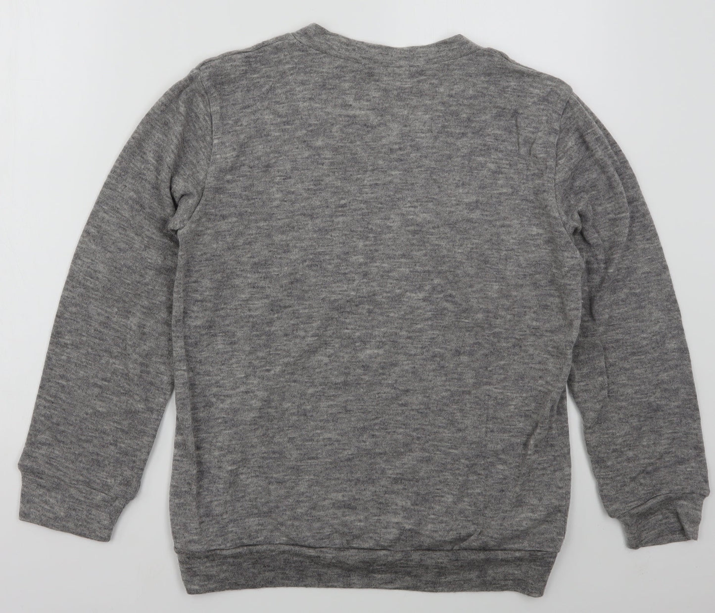 AOWO73 Womens Grey  Polyester Pullover Sweatshirt Size M  Pullover