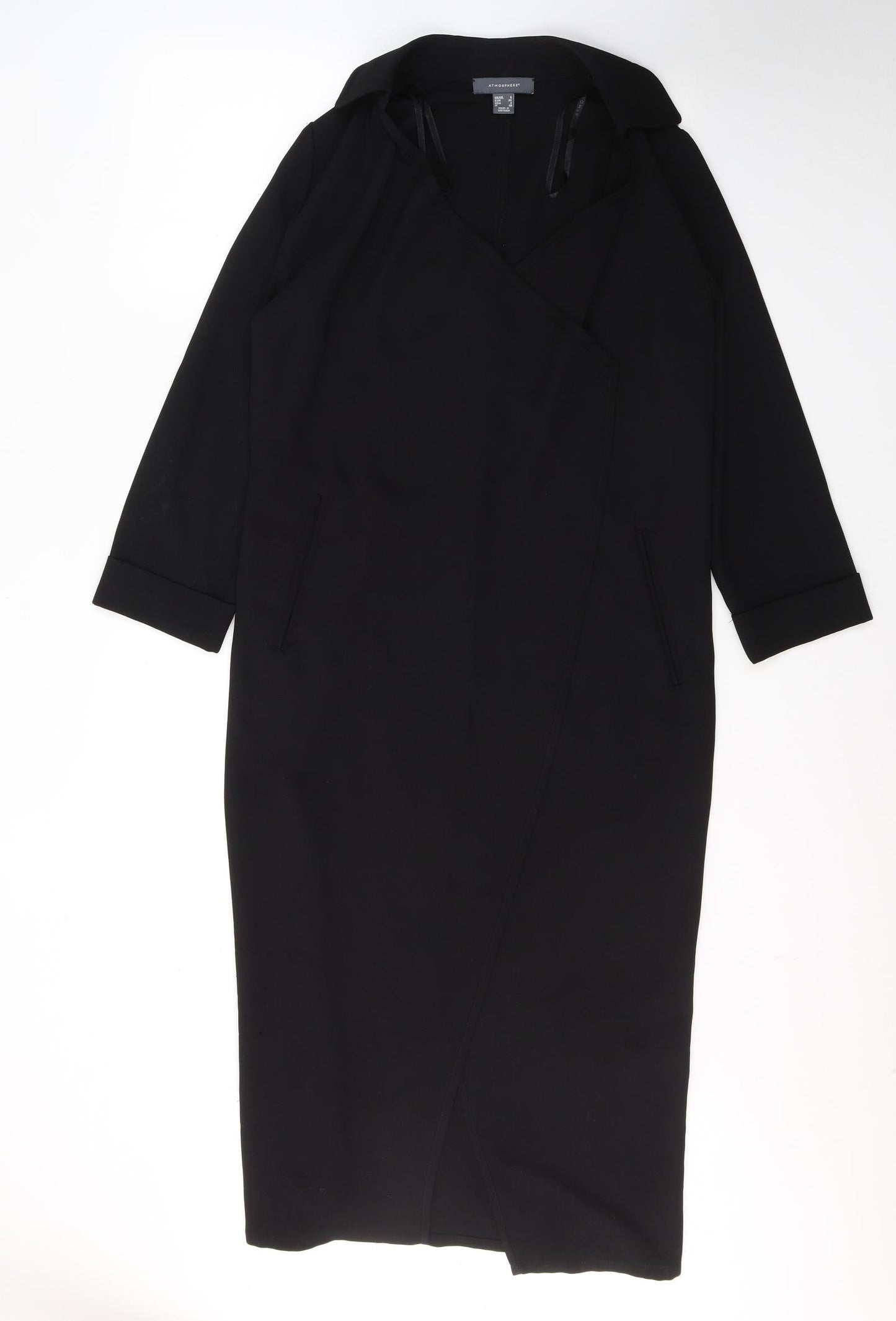 Womens UK Size 8 Atmosphere Black Cardigan Jumper