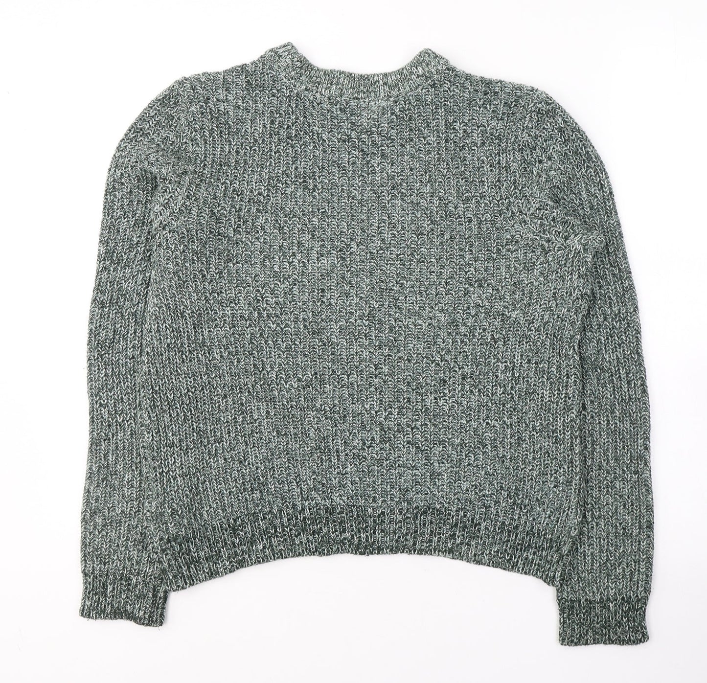 Womens UK Size M H&M Green Pullover Jumper